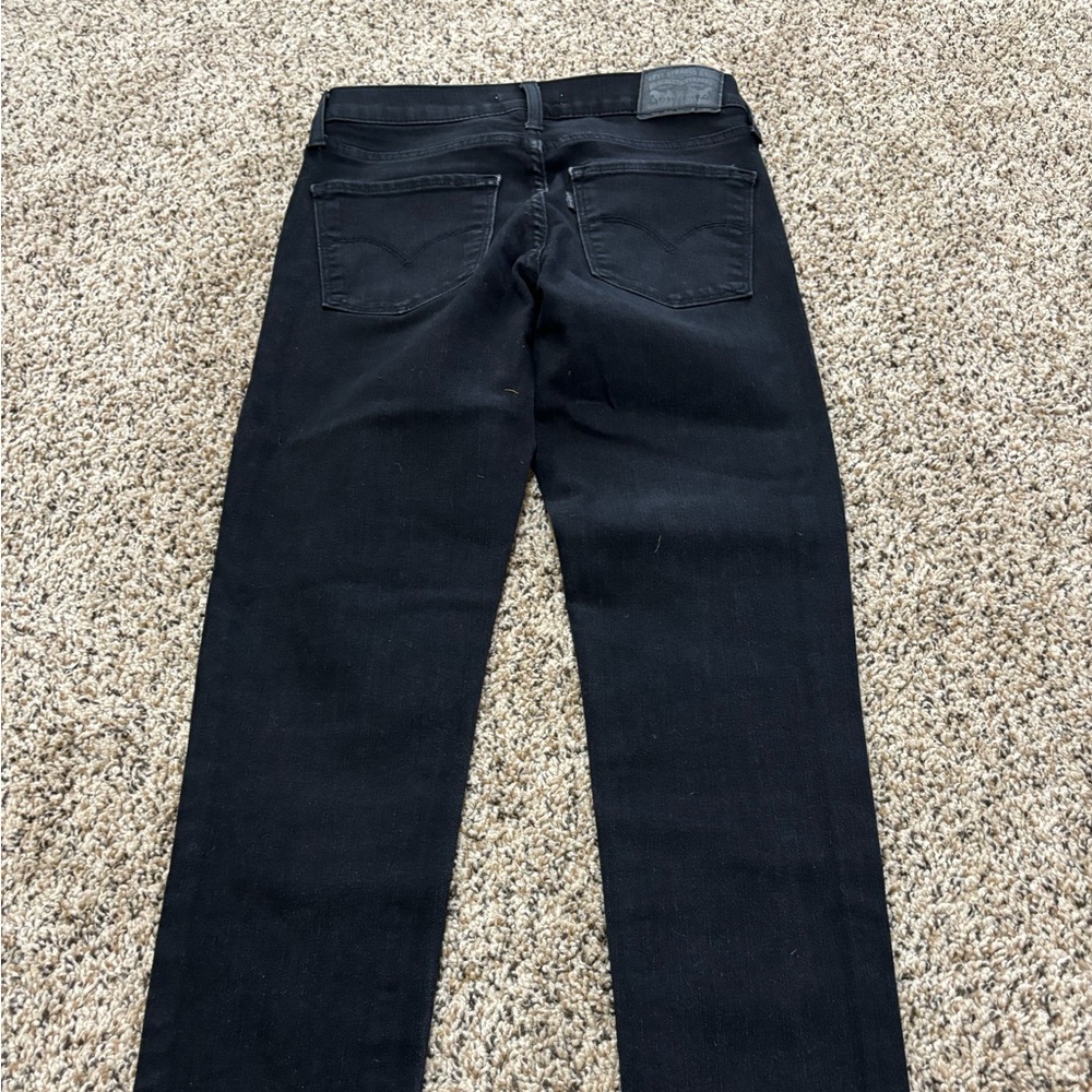 Levi's Premium 720 Super Skinny High Rise Black jeans EUC